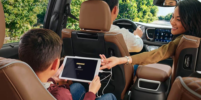 Chrysler Pacifica rear passenger space