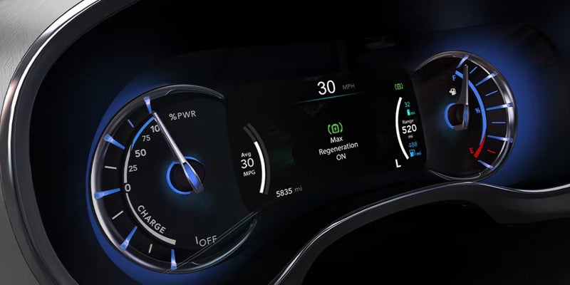 Chrysler Voyager digital instrument cluster