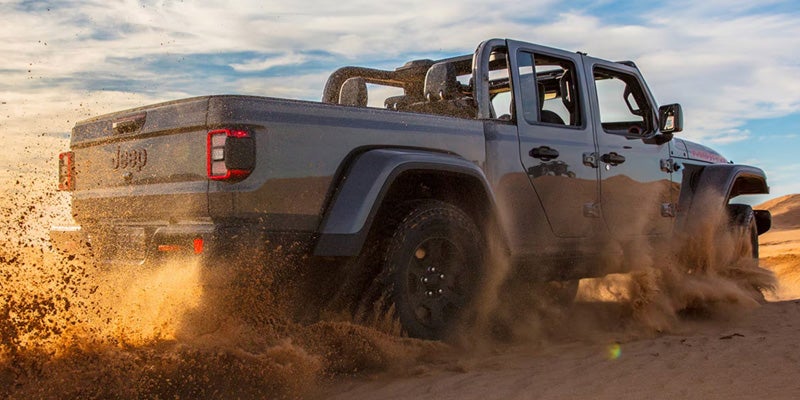 Jeep Gladiator rear off-road drive