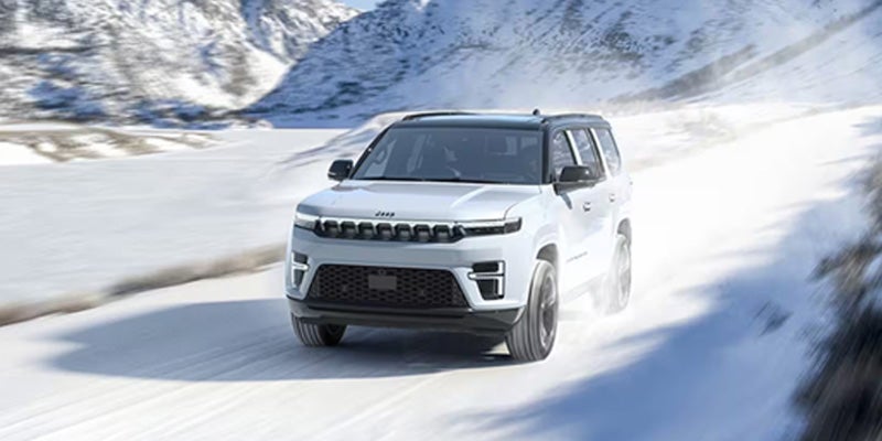 Jeep Grand Wagoneer snow drive