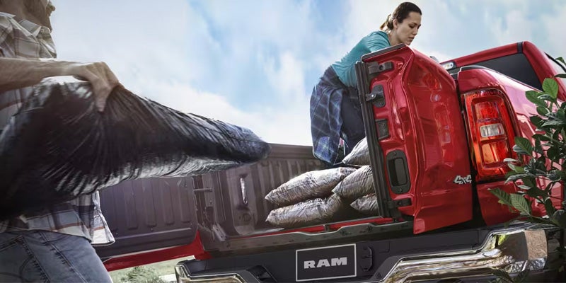 RAM 1500 tailgate close-up