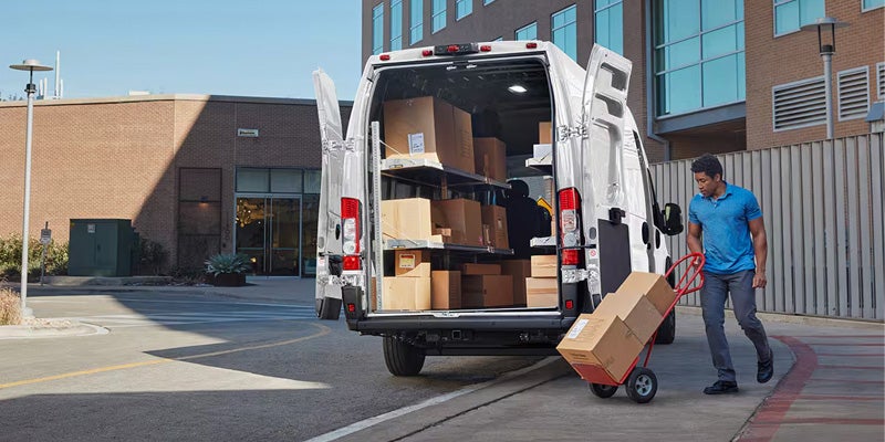RAM ProMaster cargo loading