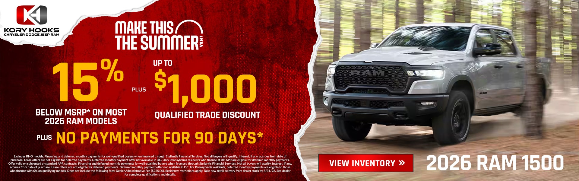 2026 RAM Summer Sales Event - Bowie & Fort Worth, TX